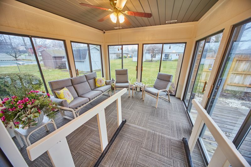 Completed Sunroom with Outdoor View
